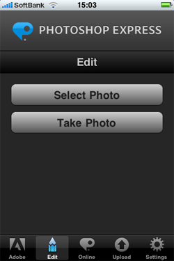 iPhonePHOTOSHOP EXPRESS