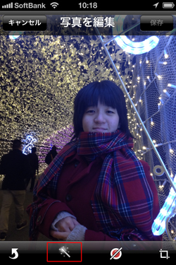 �J�������[���̕ҏW��ʂŎ����